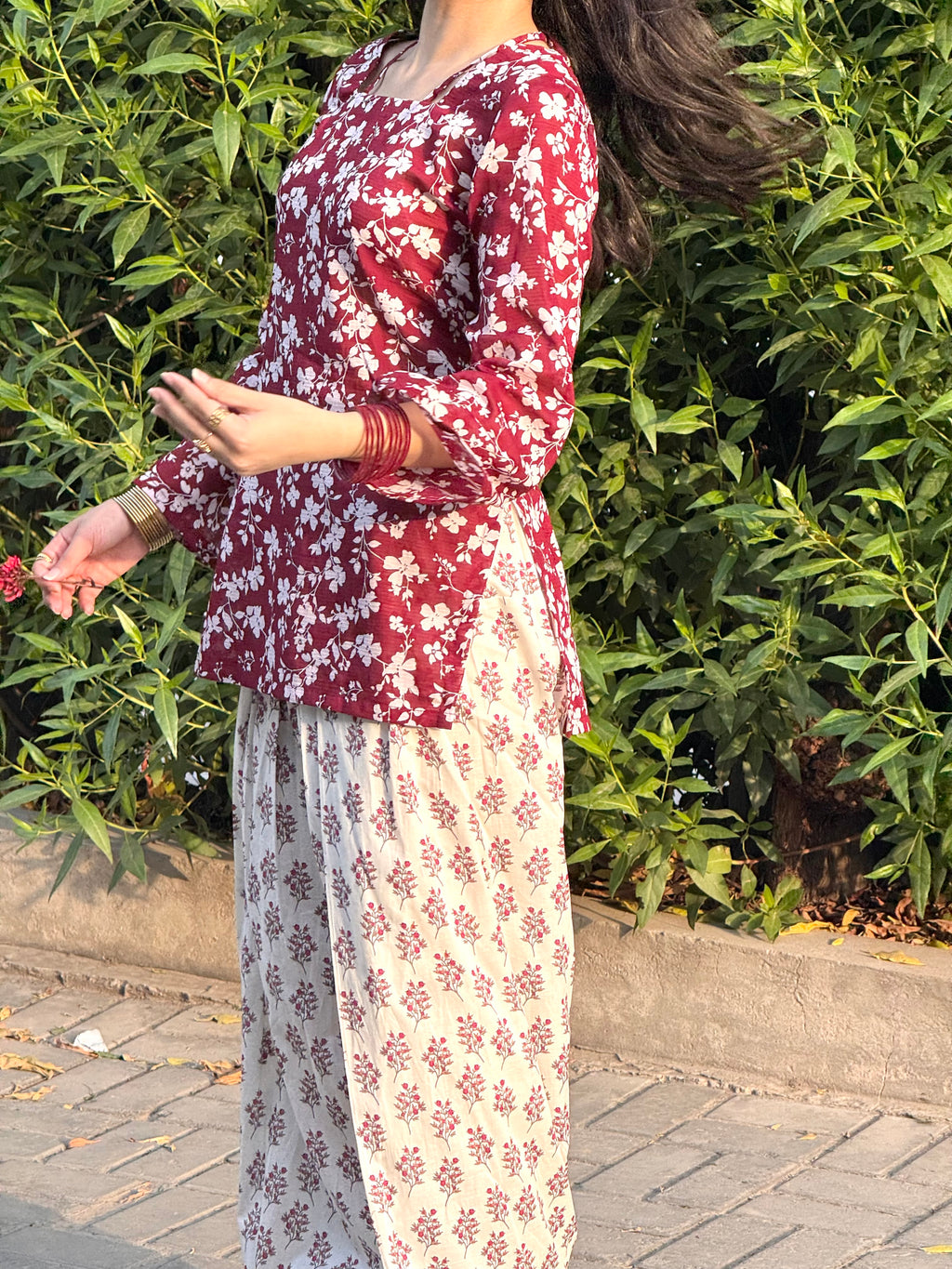 Roselle Kurti Set