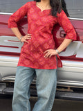 Ajrak Corset kurti