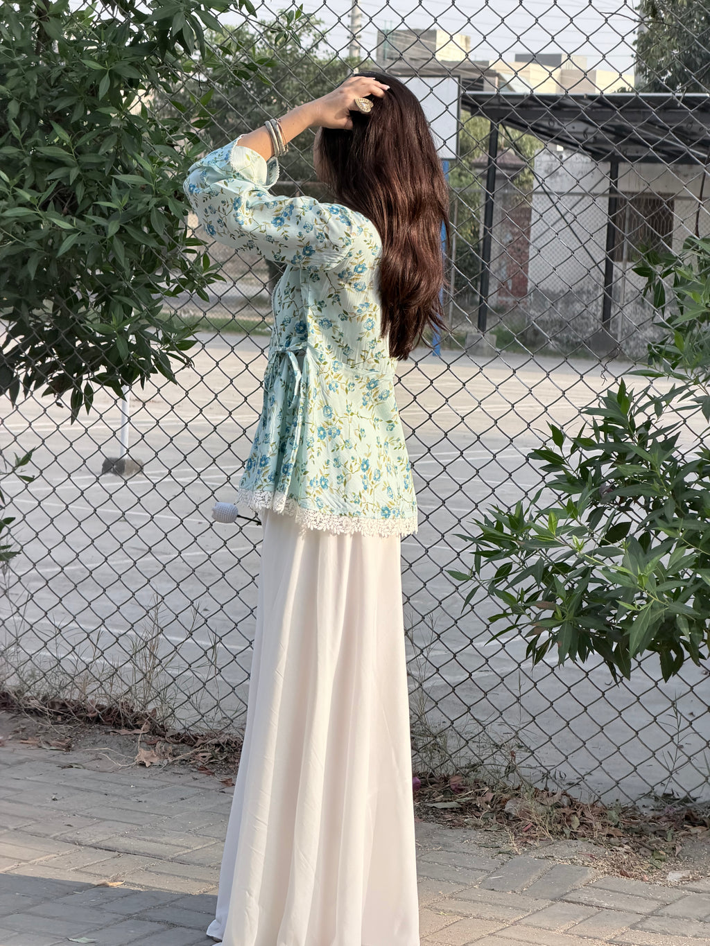 Skyla Wrap Top