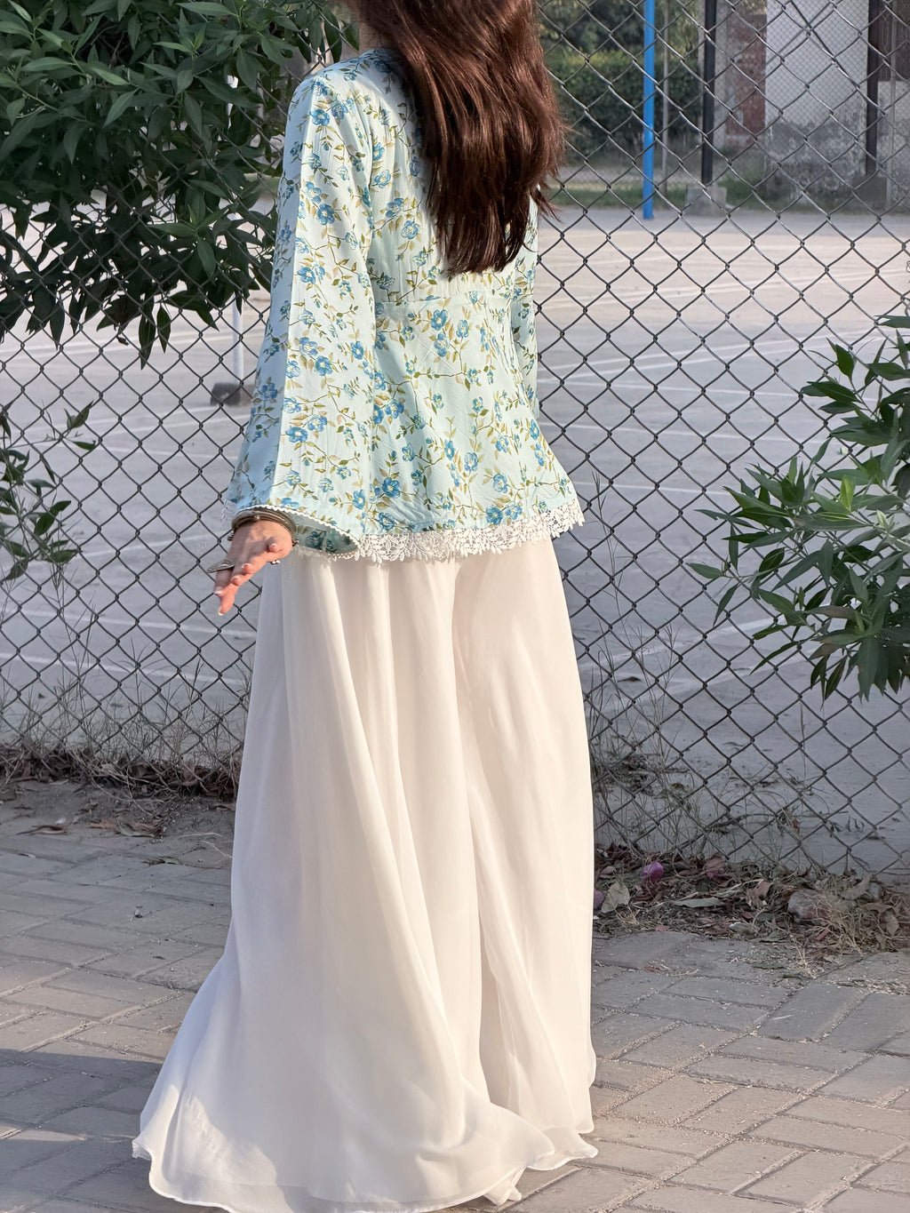 Skyla Wrap Top