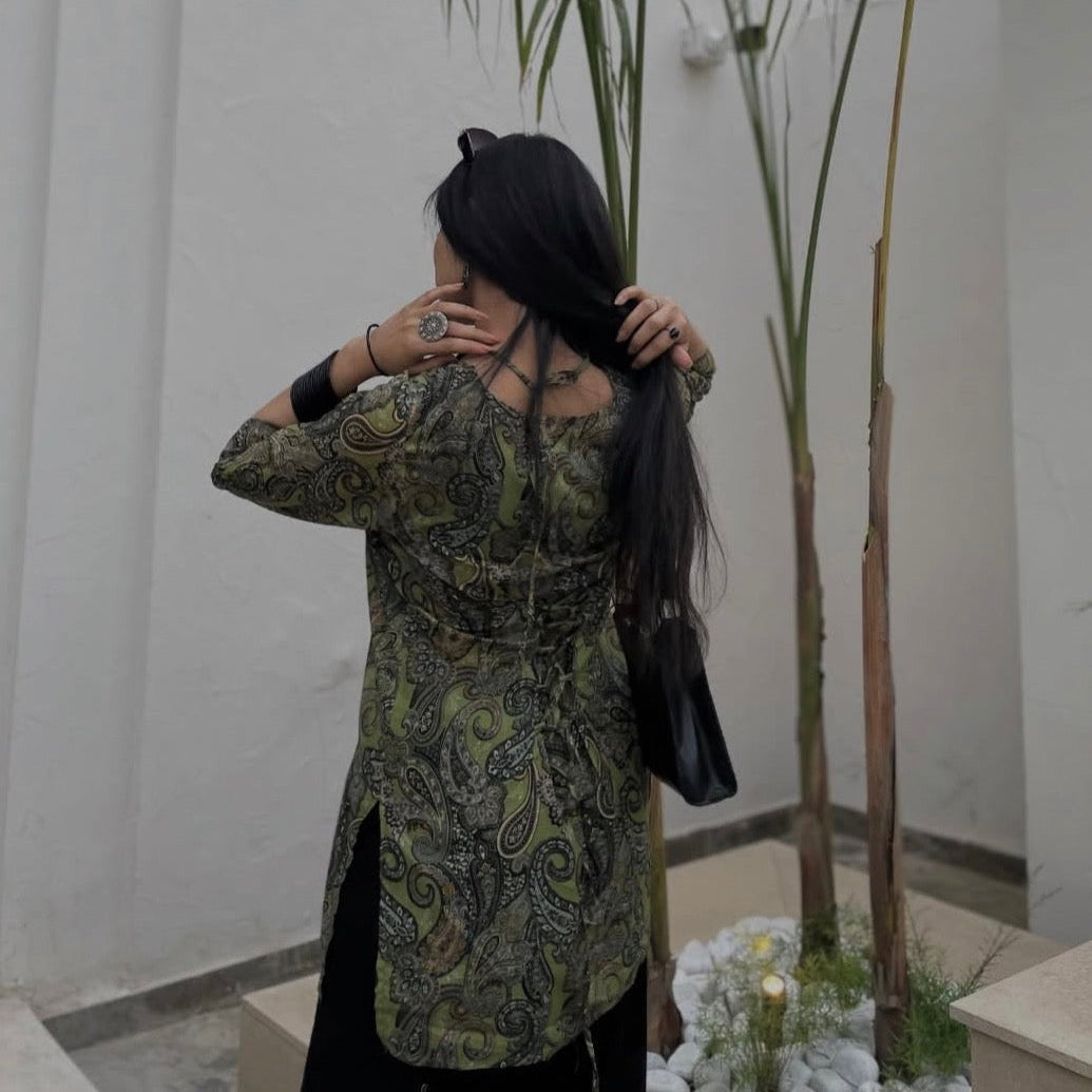 Forest Muse Corset kurti
