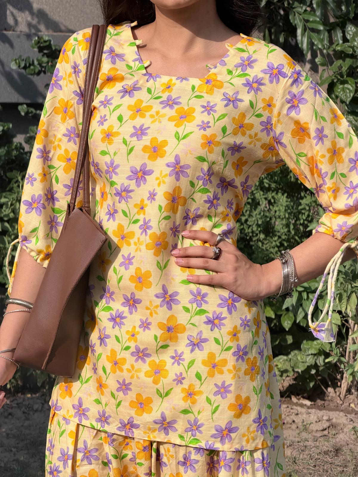 Floral Sunset Suit