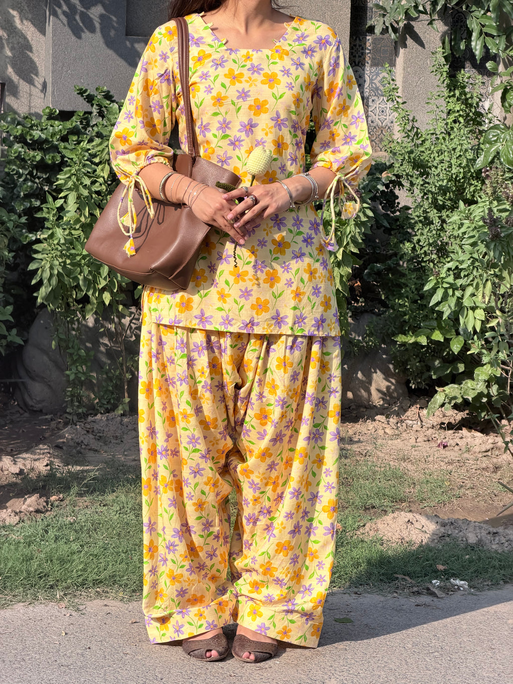 Floral Sunset Suit
