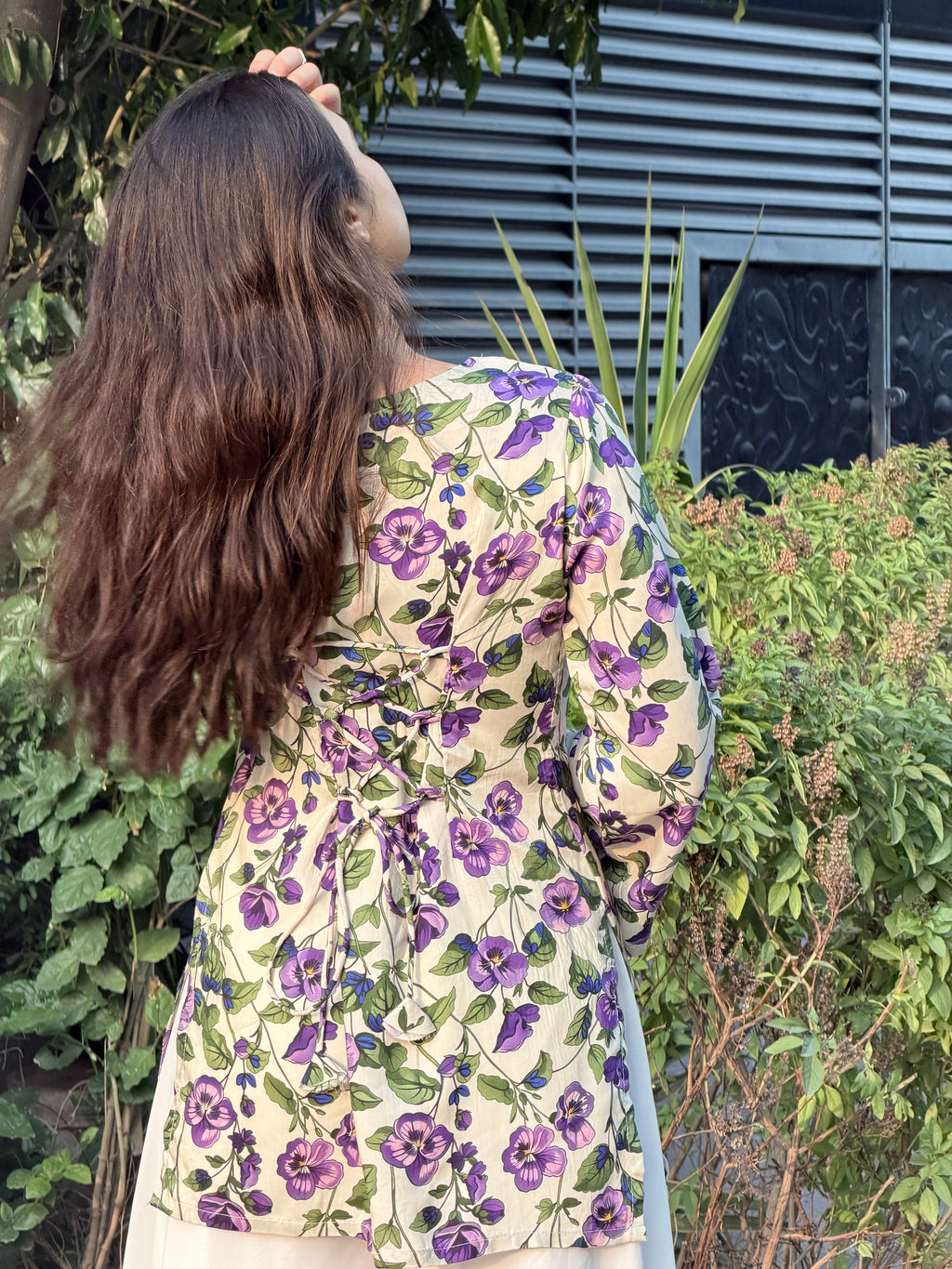 Lilac Short kurti