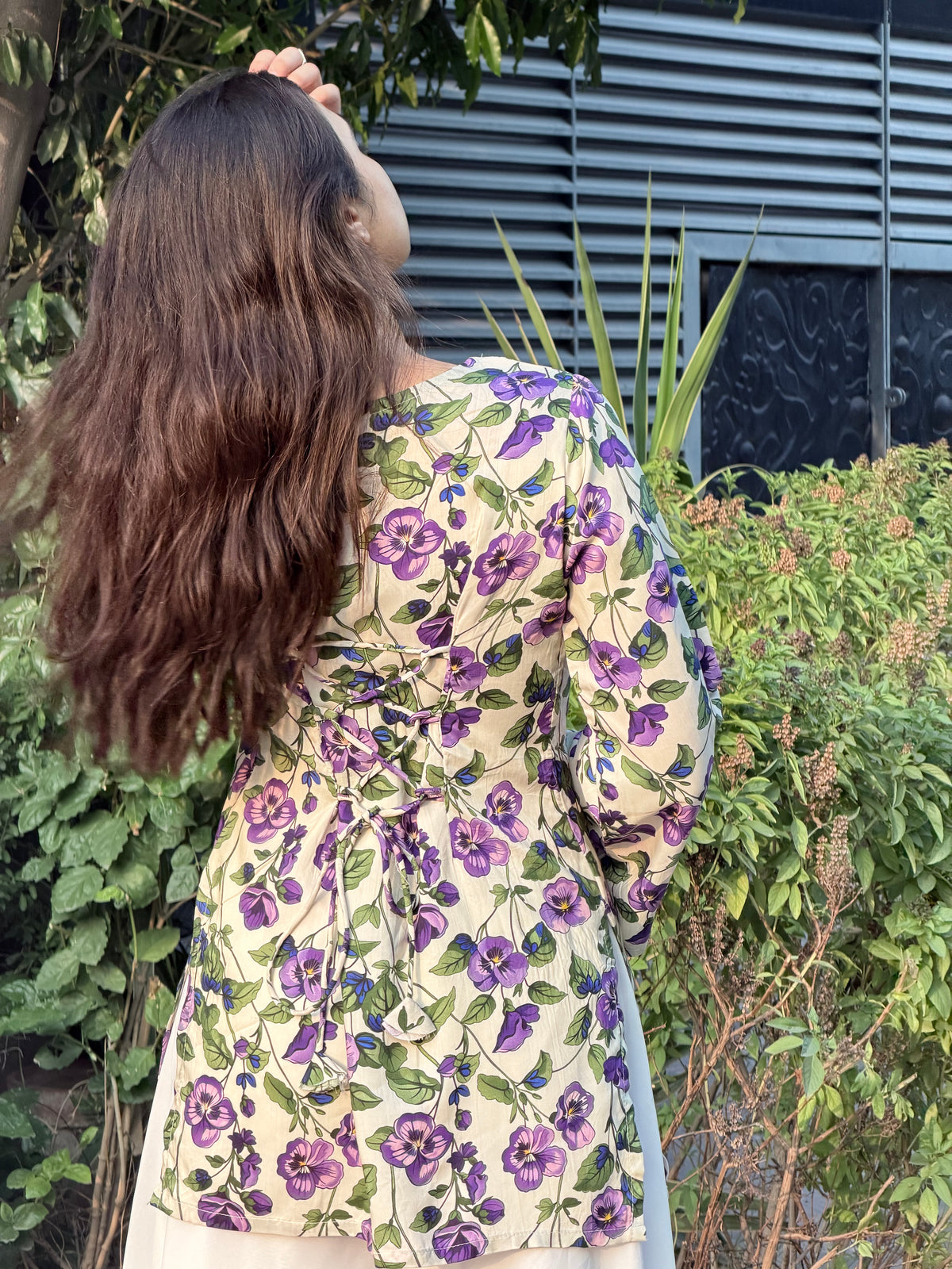 Lilac Short kurti