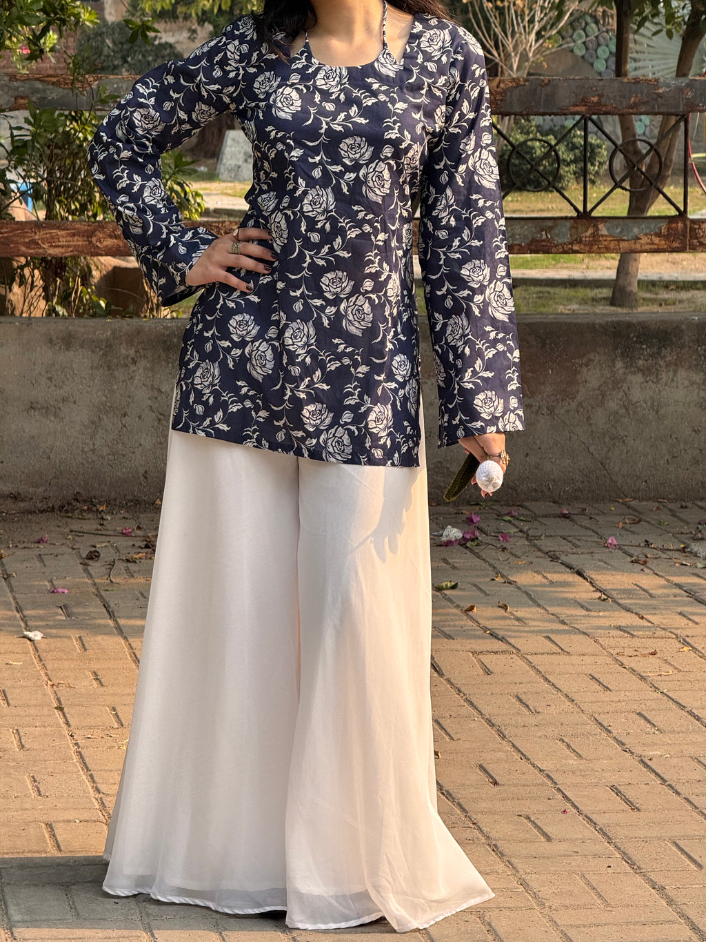 Royal flora Corset kurti