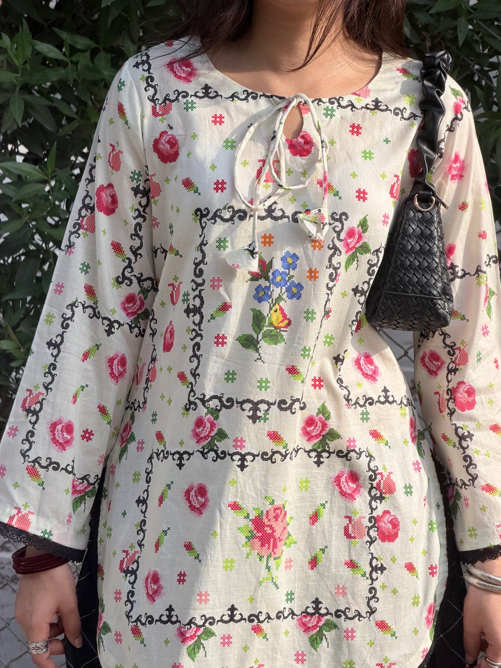 Noir Kurti Set
