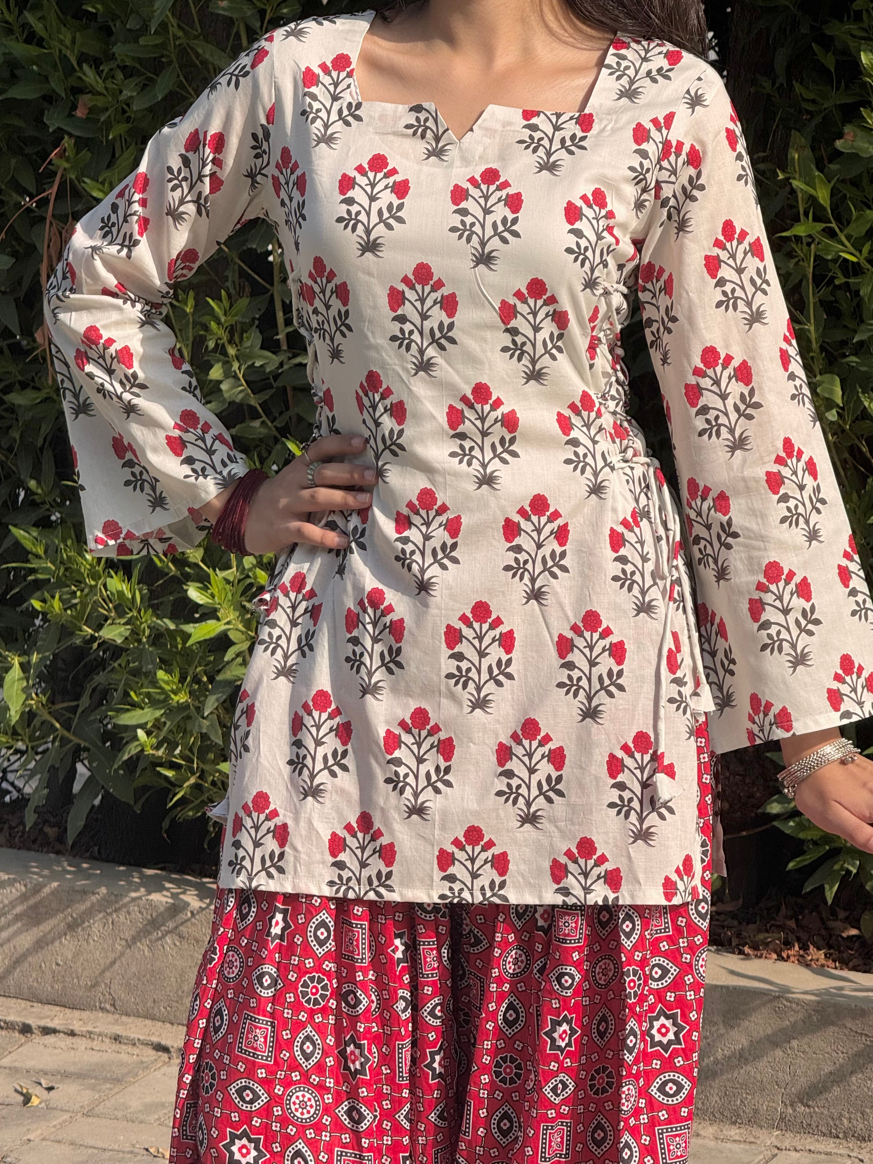 Mirchi Corset Set
