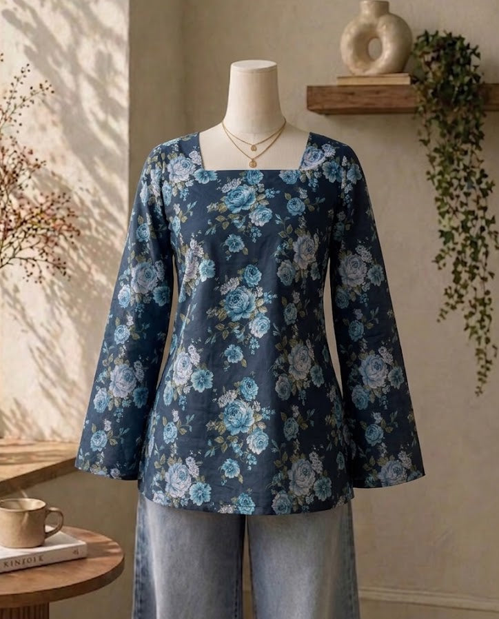 Sapphire Corset Kurti