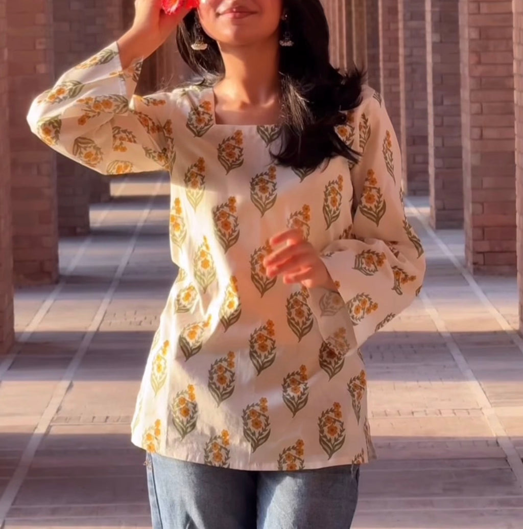 Swan Corset Kurti