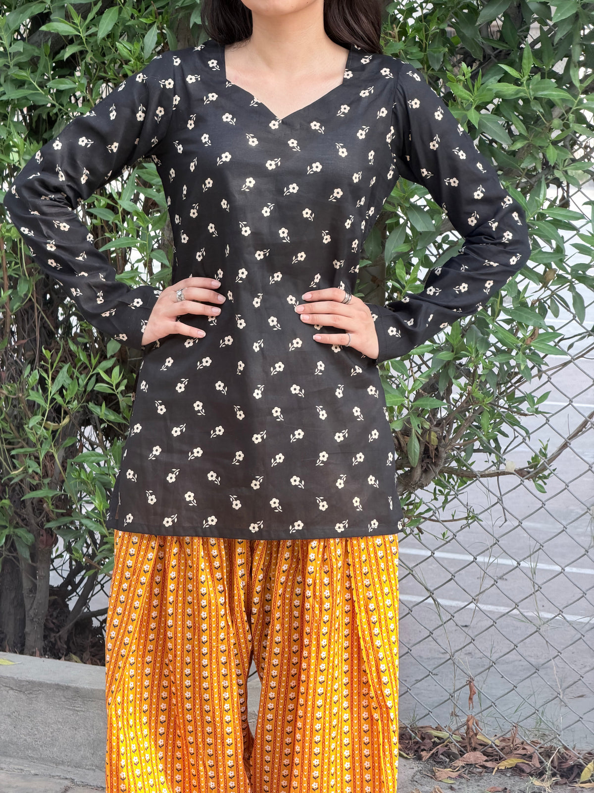Sunflower Corset Suit