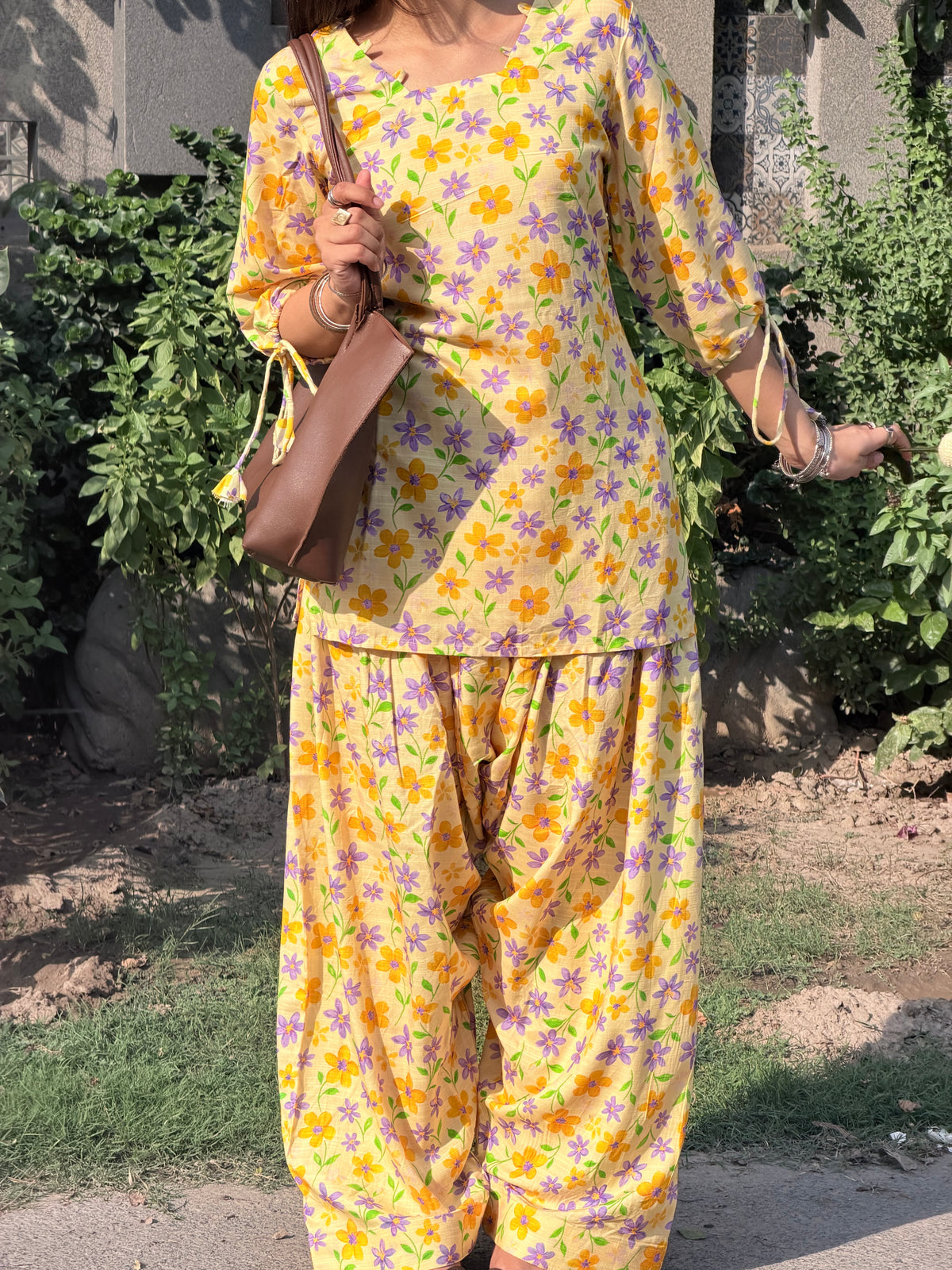Floral Sunset Suit