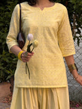 Butter yellow chicken kari kurti