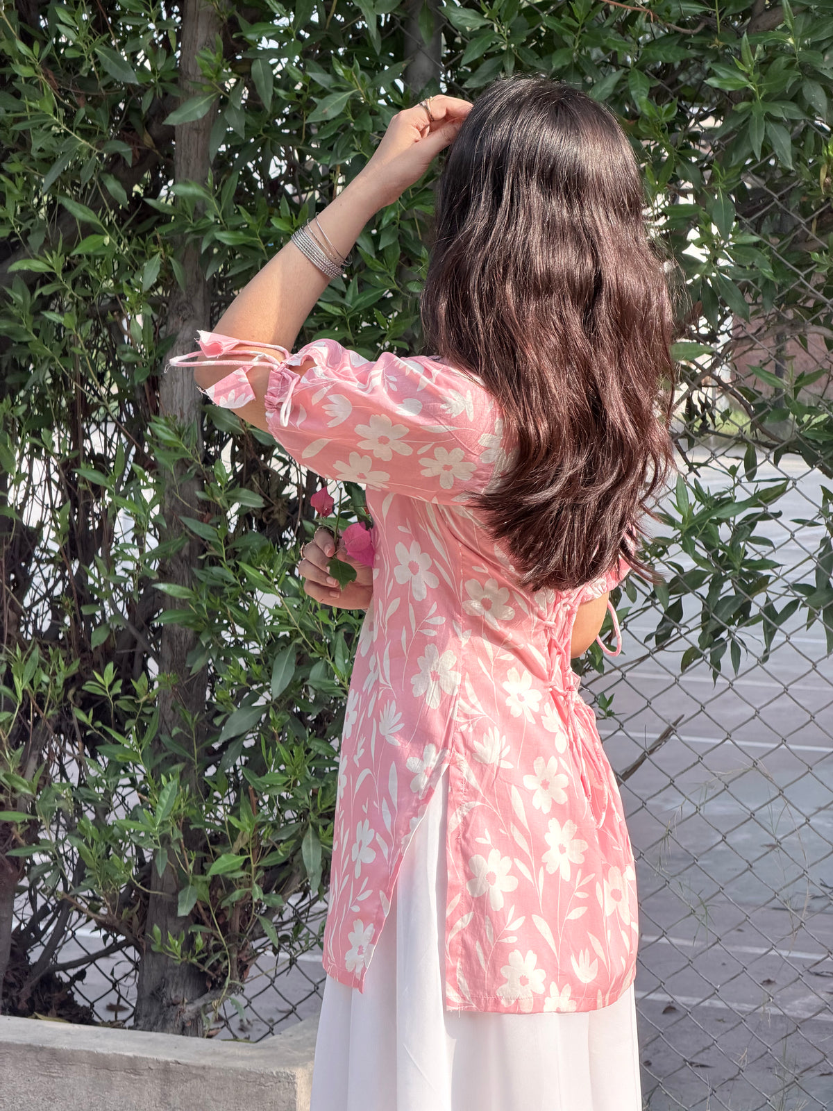 Pink Aura short Kurti