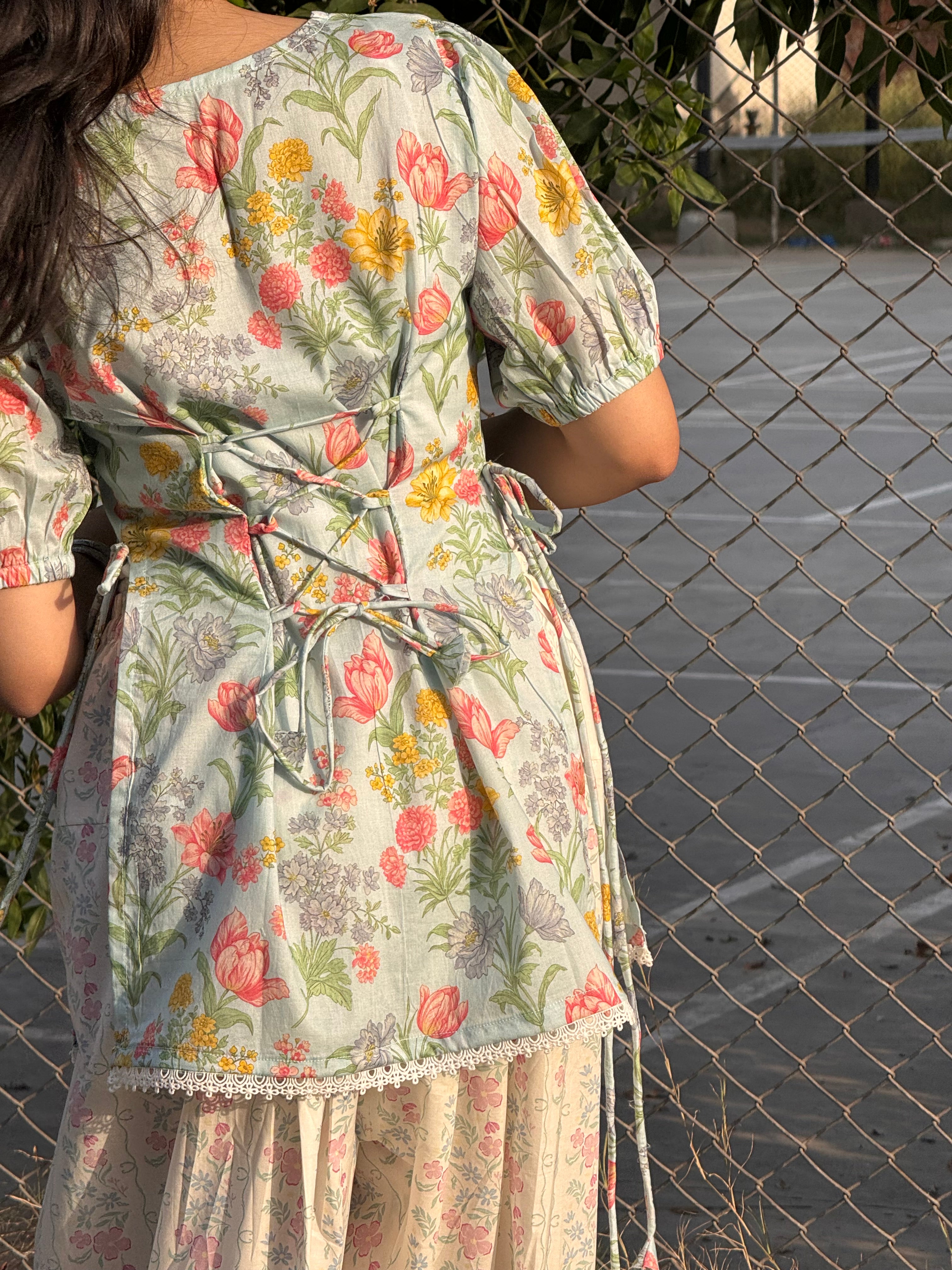 Blue bell Corset kurti