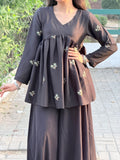 Black Sage Peplum