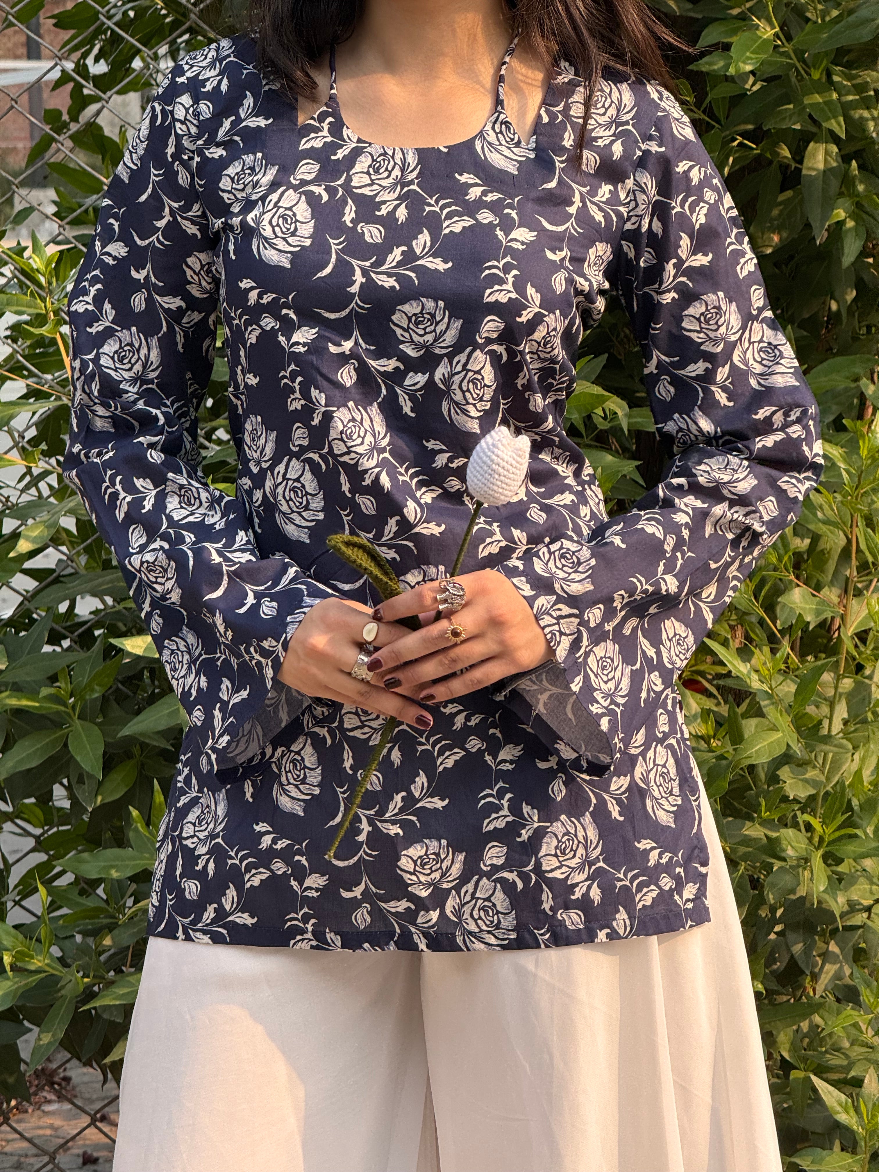 Royal flora Corset kurti