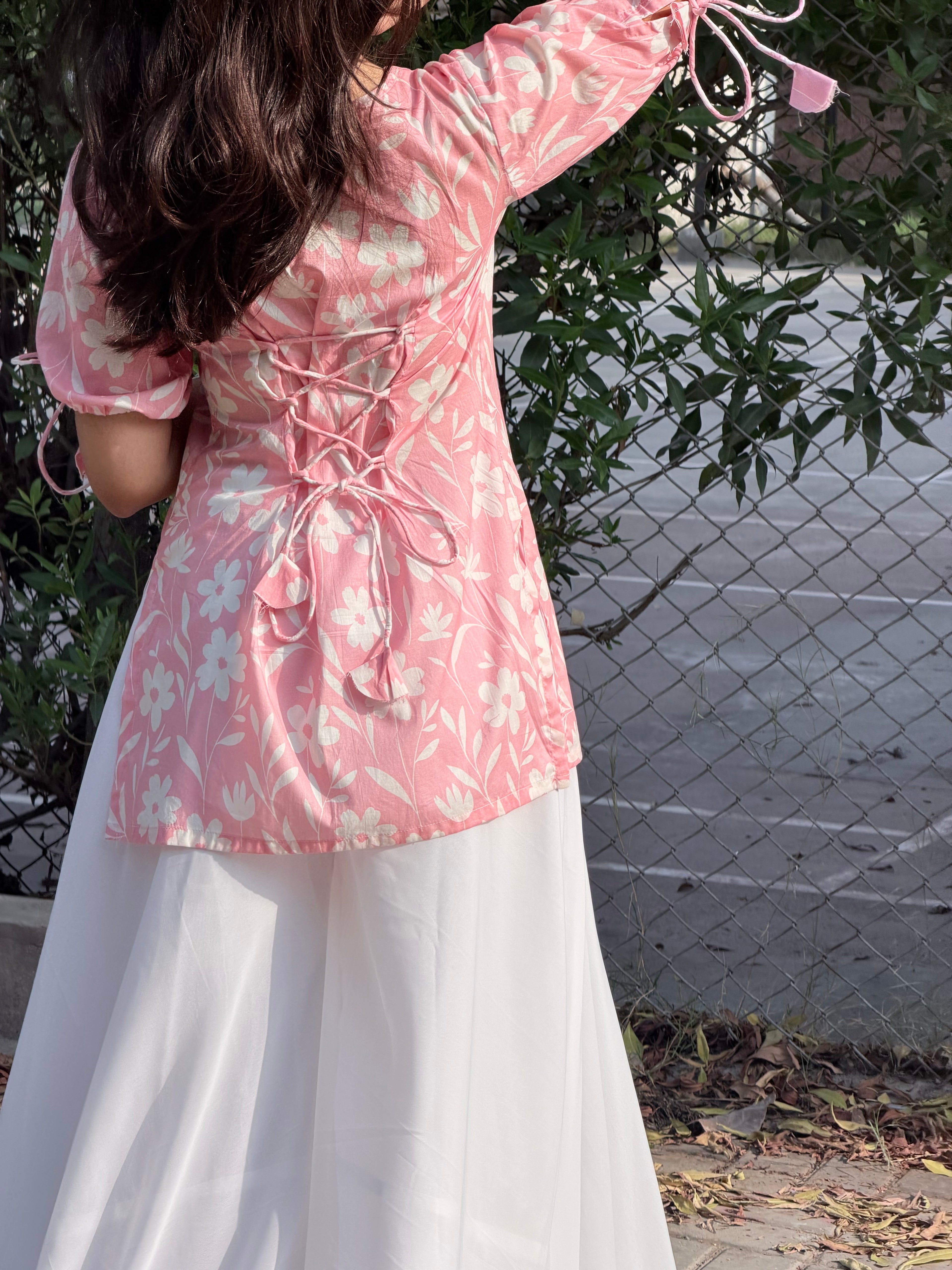 Pink Aura short Kurti