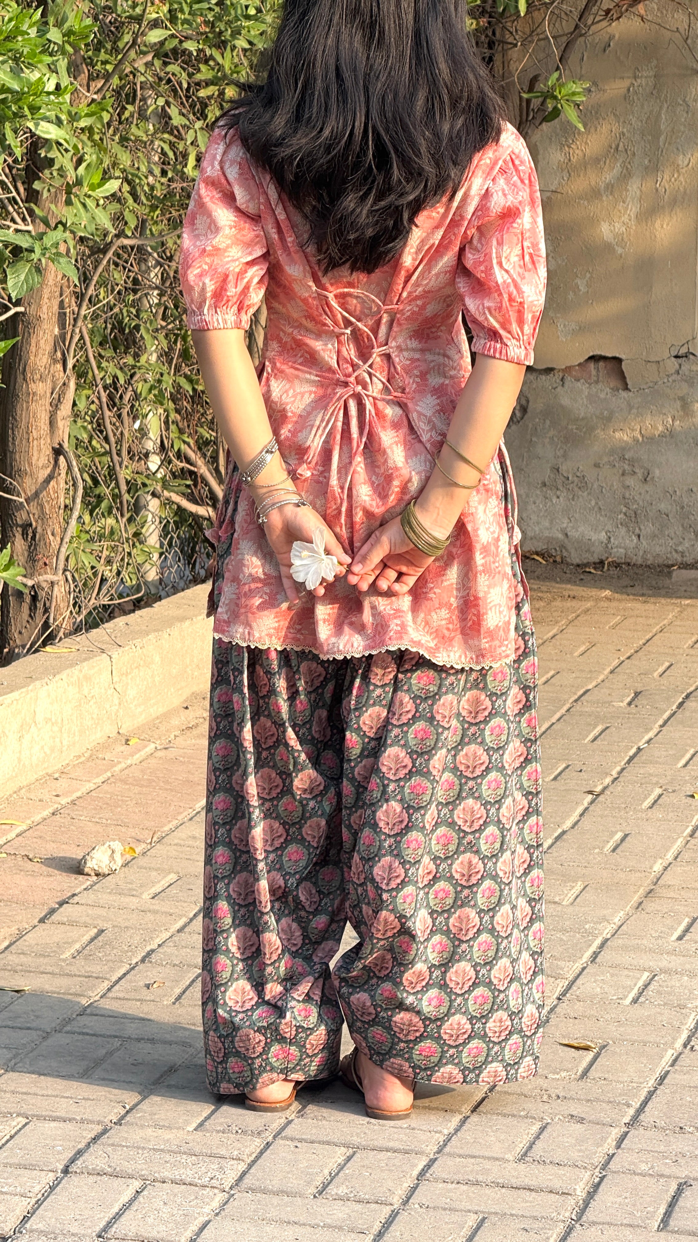 Green Bliss kurti Set