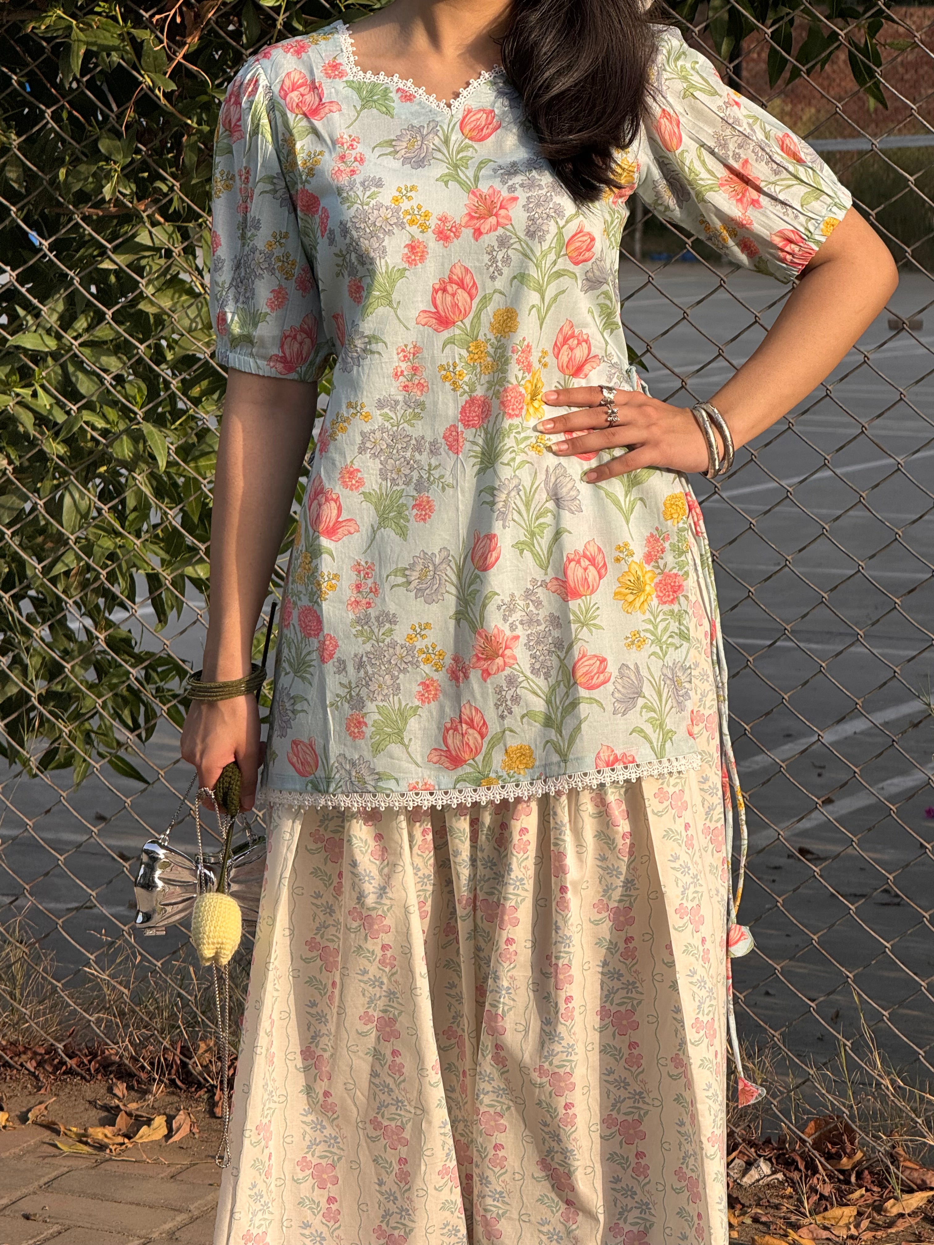Blue bell Corset kurti