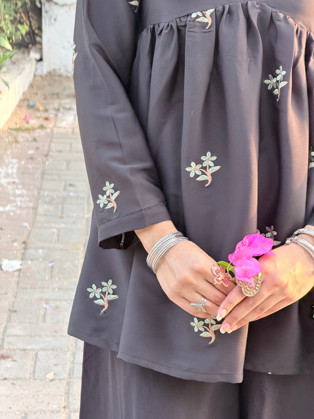 Black Sage Peplum