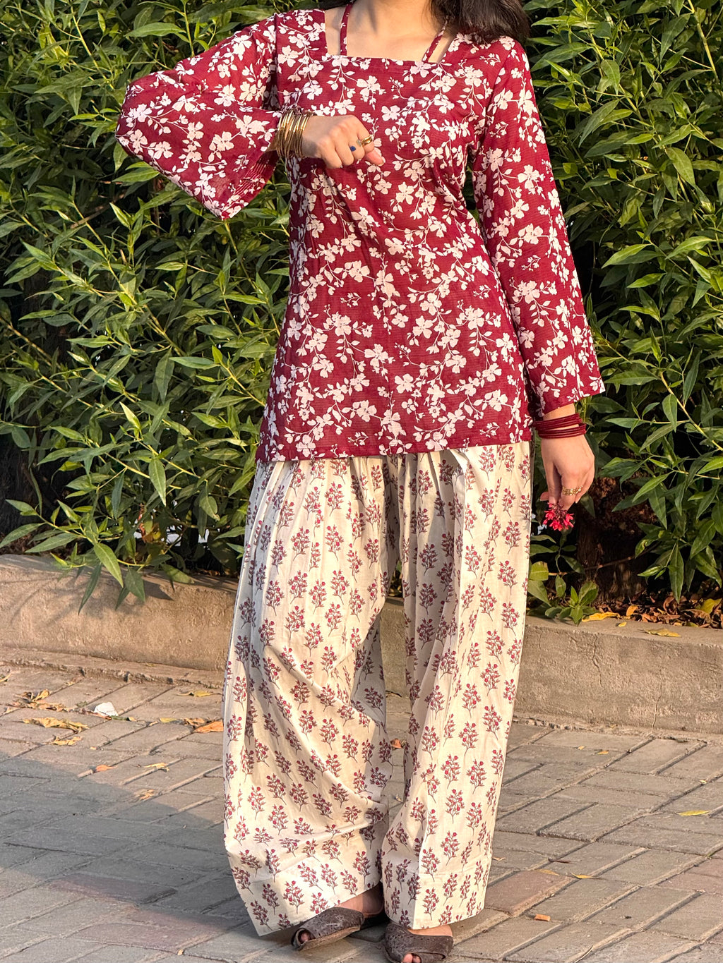 Roselle Kurti Set