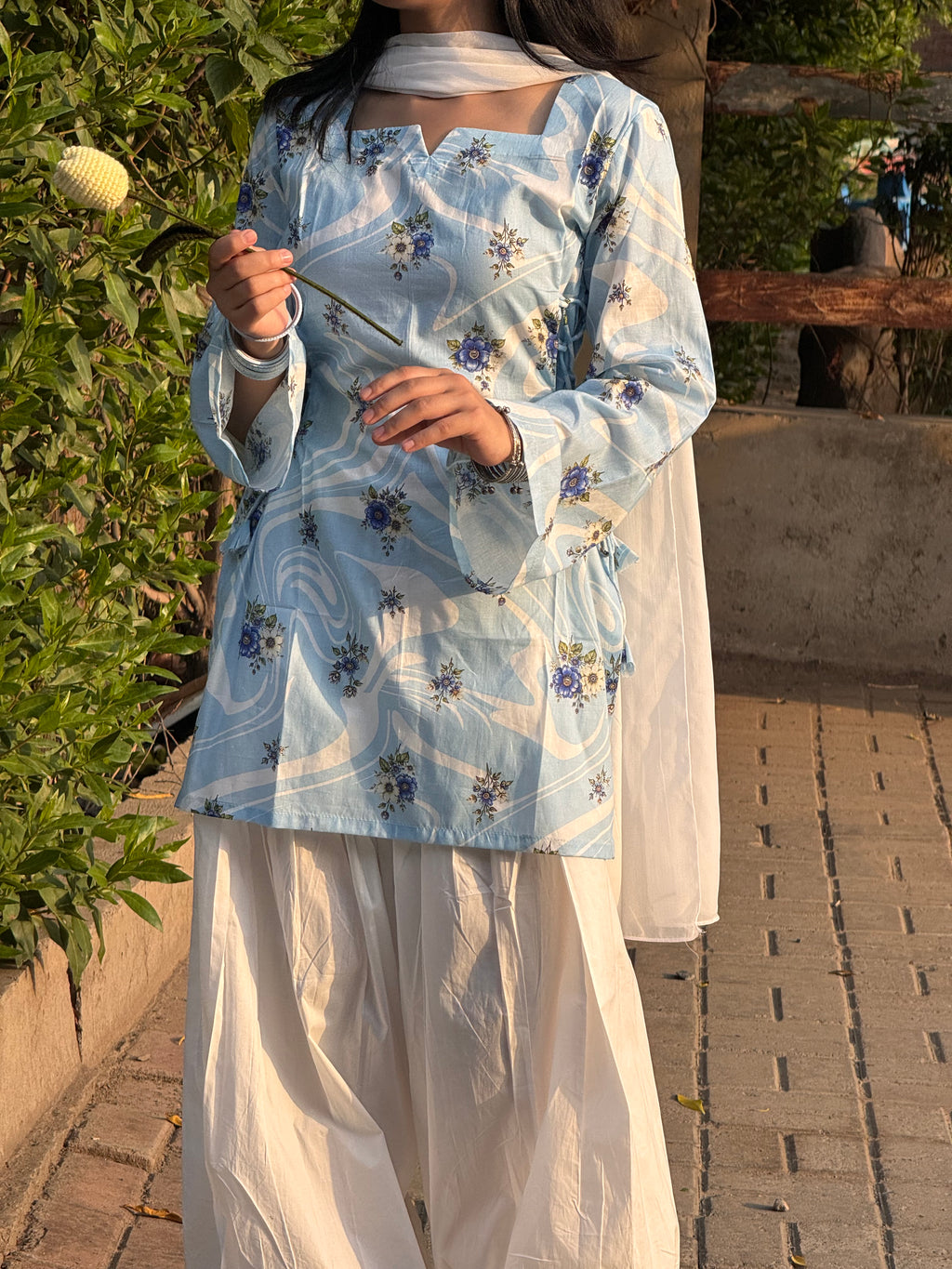 Neelum Side Corset Kurti