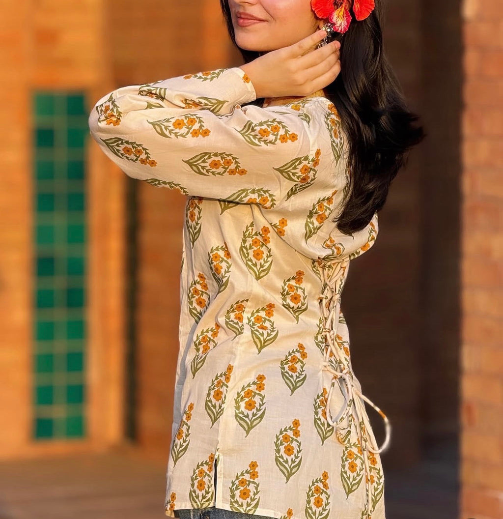 Swan Corset Kurti