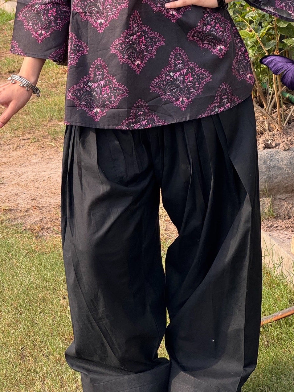 Black Farshi Shalwar