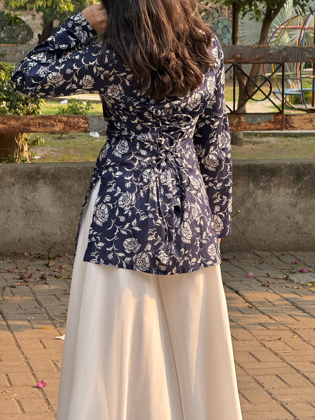 Royal flora Corset kurti