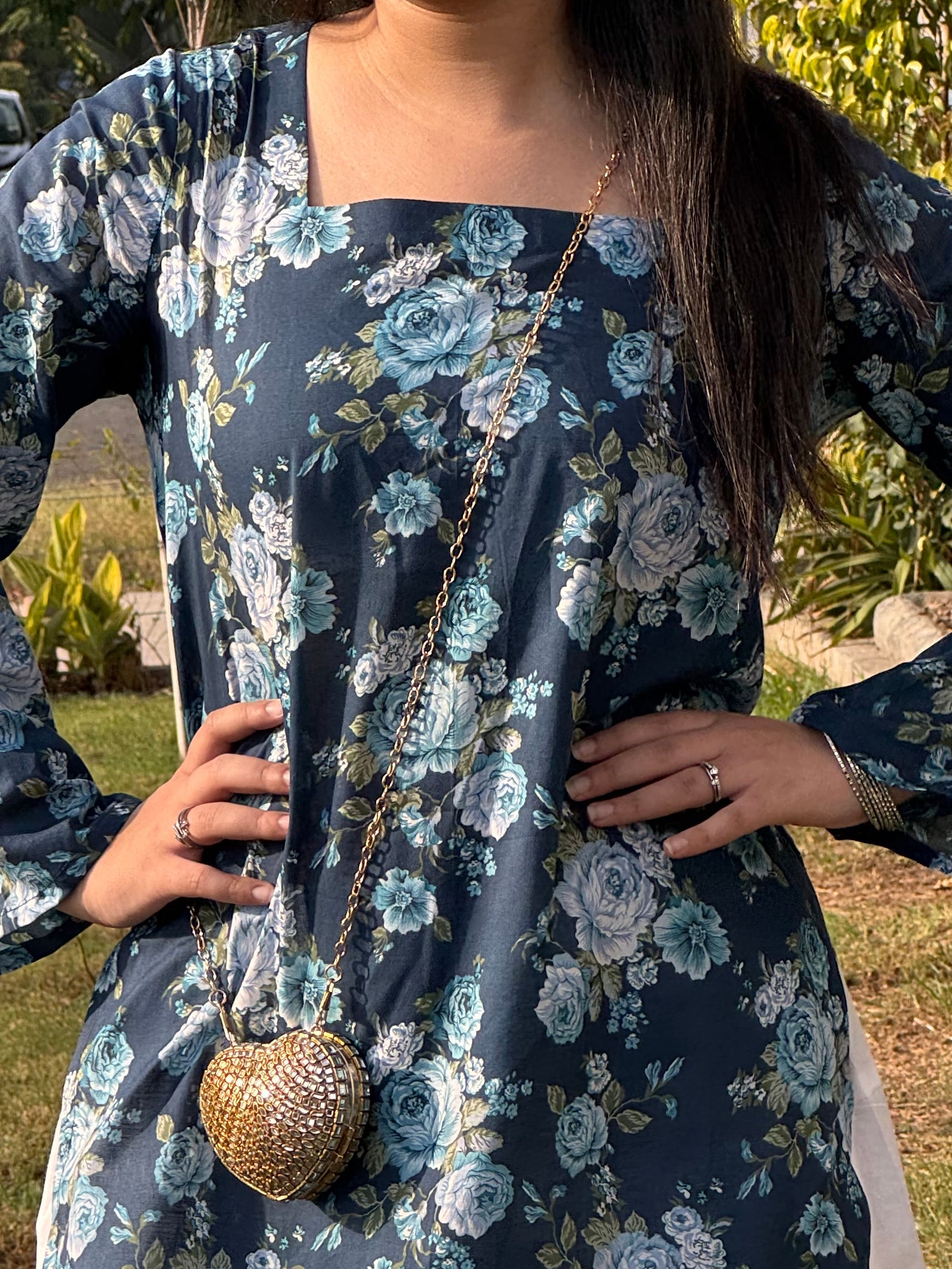 Sapphire Corset Kurti