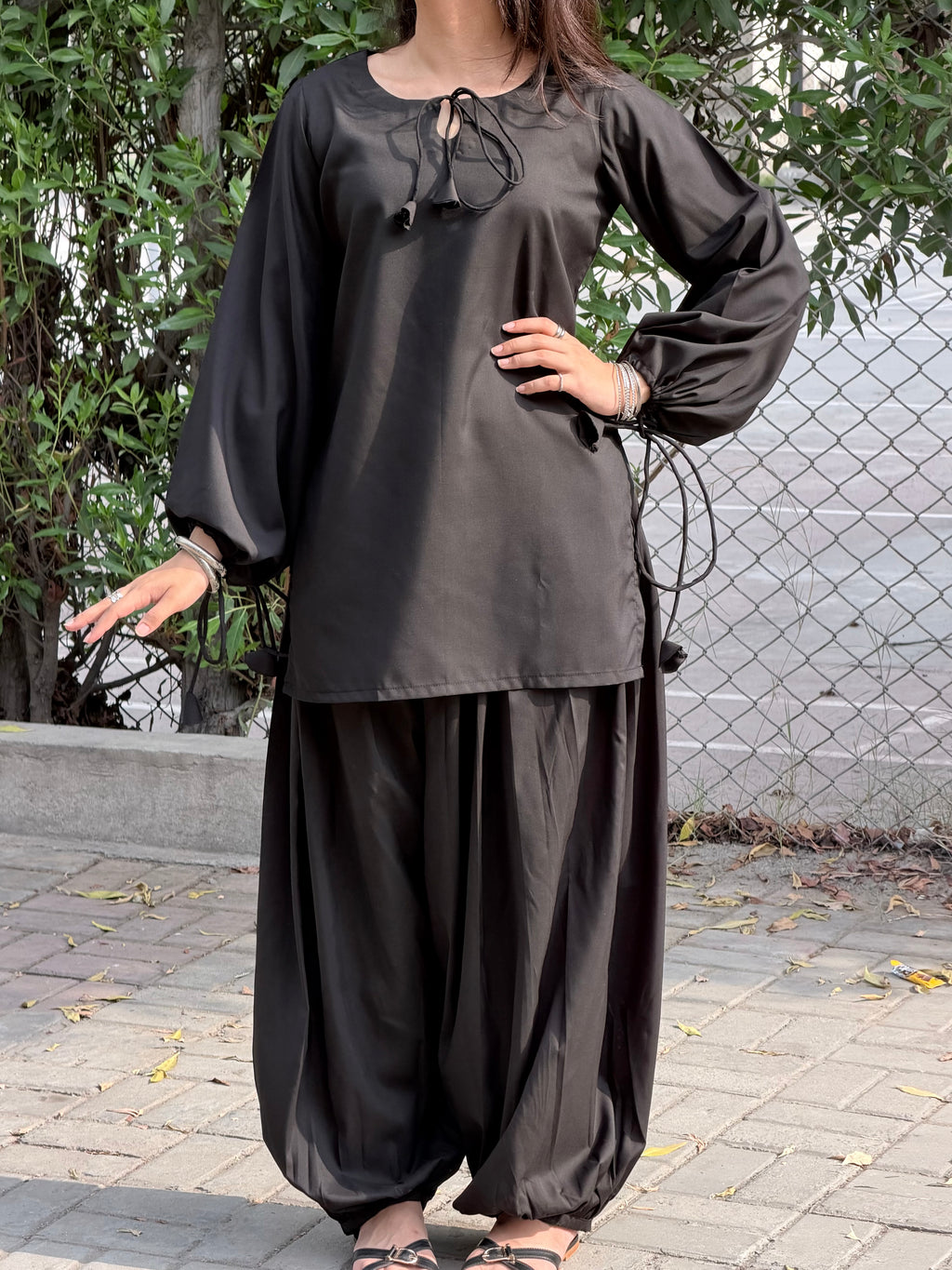 Siyah Basic Suit