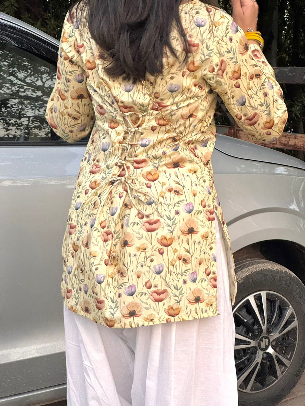 Golden hour corset kurti